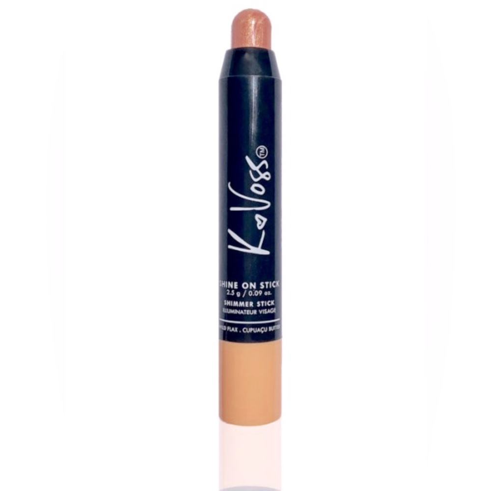K Voss Shine On Highlighter Stick – Metallic Sunrise | Vegan Cream Glow (NIB)